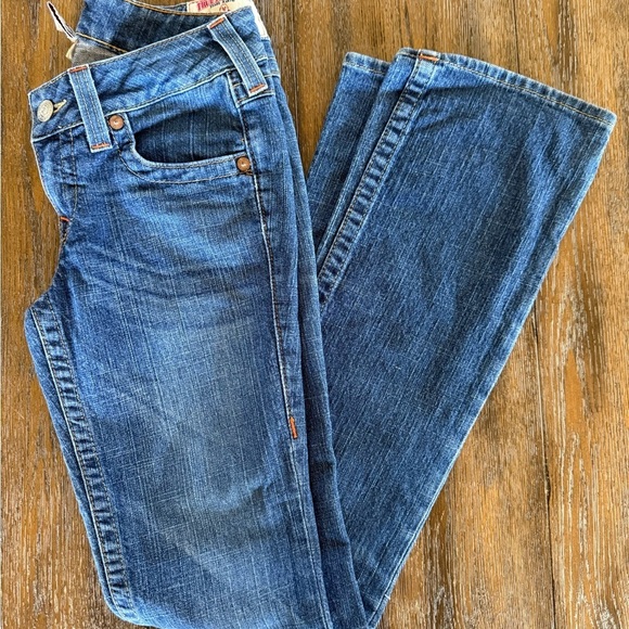 True Religion Women's Vintage Low Rise Becky Jean Size 27 - Picture 15 of 16